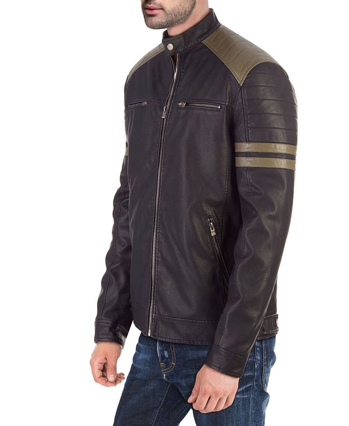 XRay Moto Jacket with Olive Stripes Macy's
