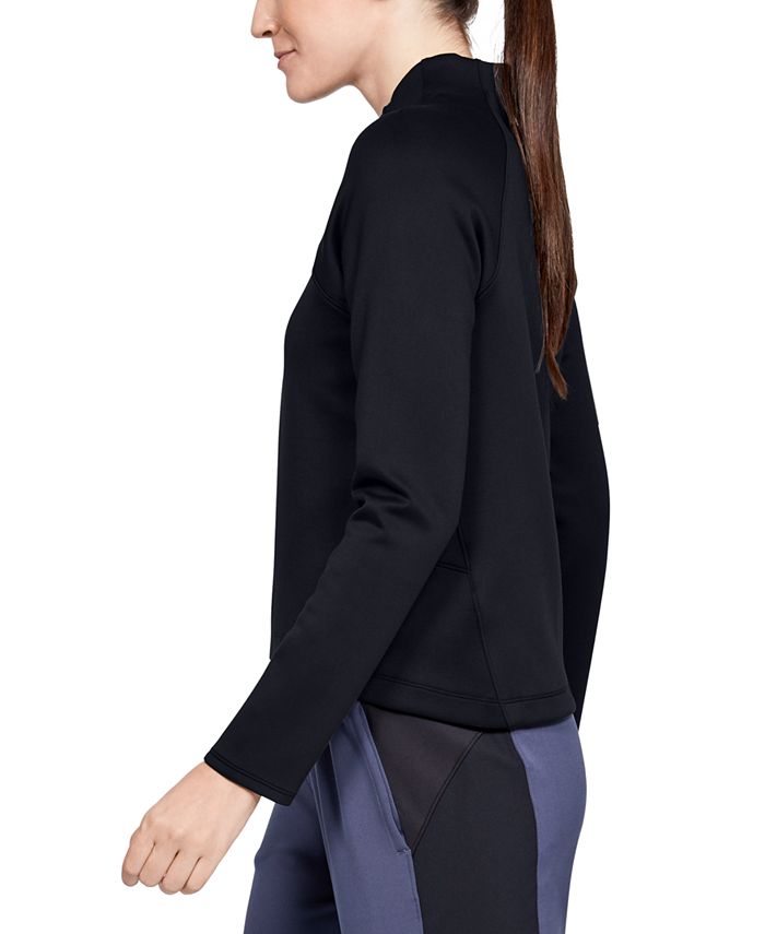 Under Armour Women's ColdGear® MockNeck Zip Training Top Macy's