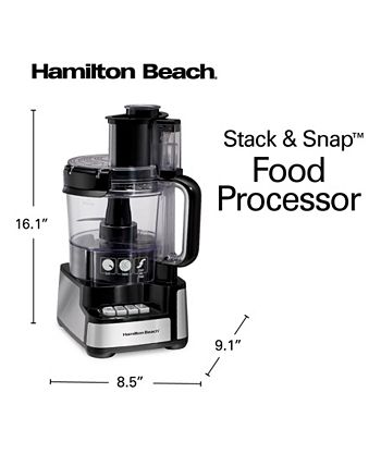 Hamilton Beach 12 Cup Stack & Snap Food Processor - Macy's