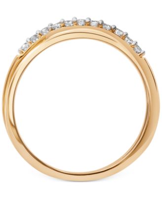 Diamond Crisscross Ring (1/5 ct. t.w.)