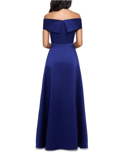 XSCAPE Satin Gown & Reviews - Dresses - Women - Macy's