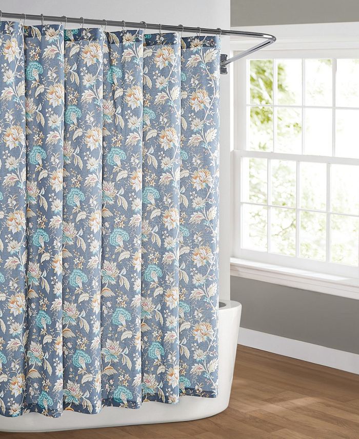 Cottage Classics Florence Shower, Cottage Shower Curtain Collection