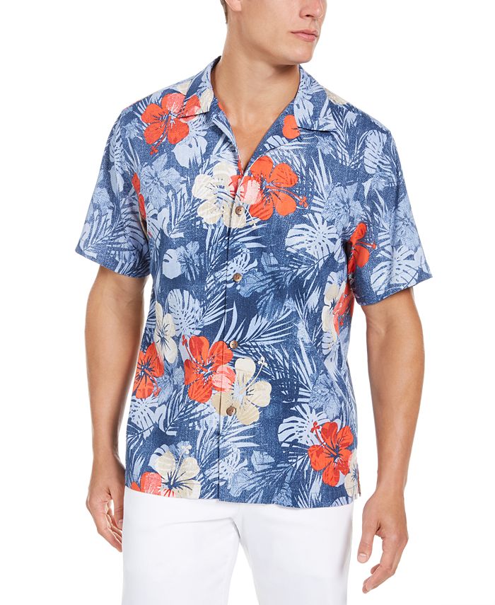 Tommy Bahama Men's Mahalo Mirage Tropical Print Shirt - Macy's