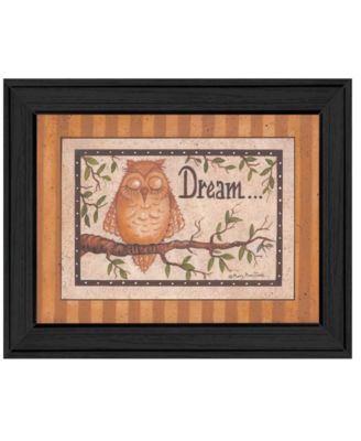 Dream By Mary June, Printed Wall Art, Ready to hang, Black Frame, 18" x 14"