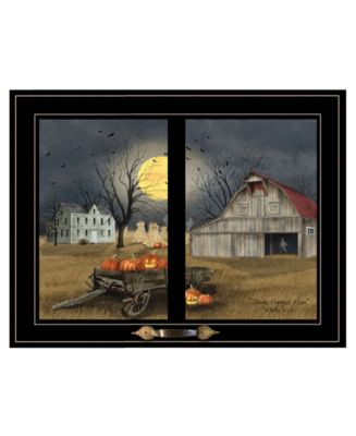 Trendy Decor 4U Spooky Harvest Moon by Billy Jacobs, Ready to hang ...