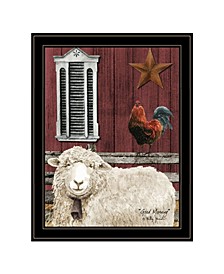 Good Morning by Billy Jacobs, Ready to hang Framed Print, Black Frame, 21" x 27"