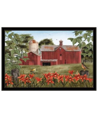 Summer Days by Billy Jacobs, Ready to hang Framed Print, Black Frame, 38" x 26"