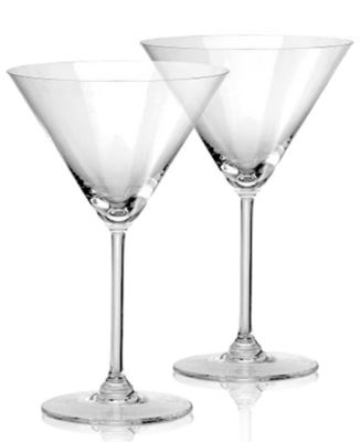 MARQUIS WATERFORD Clear Non Optic Crystal 6 1/4 Martini Glass