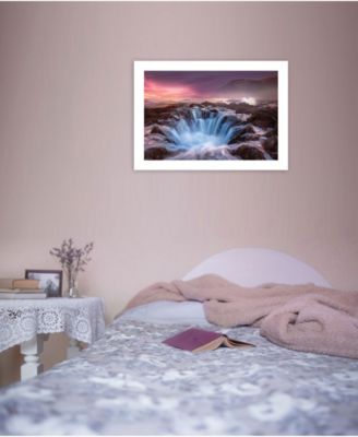 Genesis by Moises Levy, Ready to hang Framed Print, White Frame, 21" x 15"