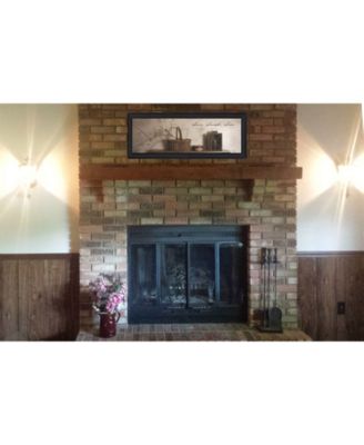 Live, Laugh and Love By Billy Jacobs, Printed Wall Art, Ready to hang, Black Frame, 14" x 38"