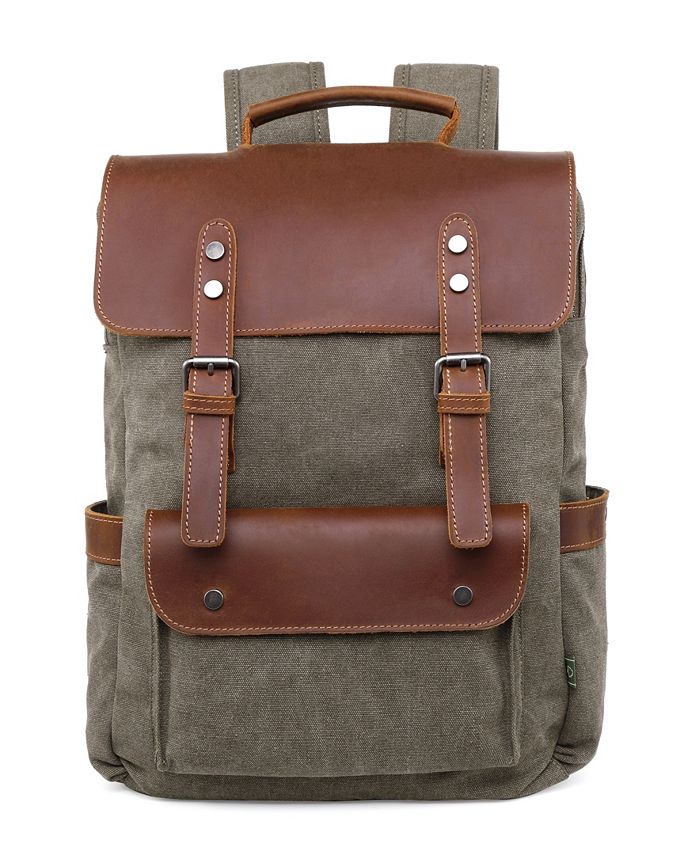 TSD BRAND Valley Hill Canvas Backpack - Macy's
