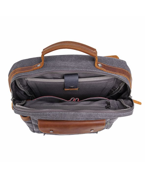 TSD BRAND Valley Hill Canvas Backpack & Reviews Handbags