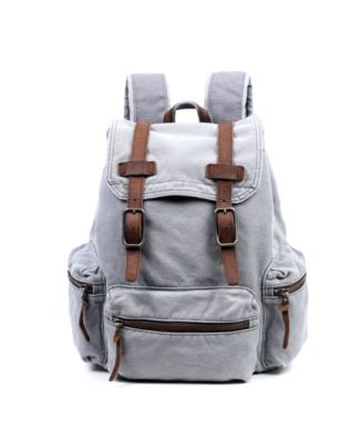 TSD BRAND Silent Trail Canvas Backpack - Macy display picture 1