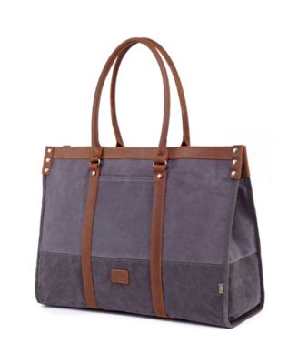 Stone Creek Waxed Canvas Tote Bag