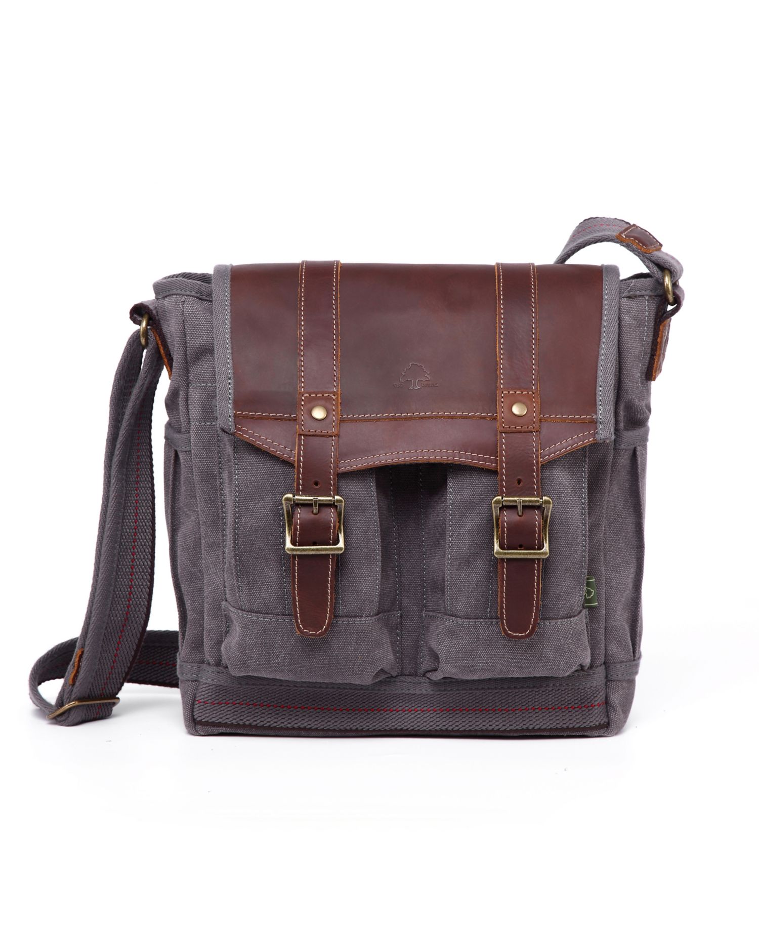 Turtle Ridge 4-Pocket Canvas Crossbody Bag
