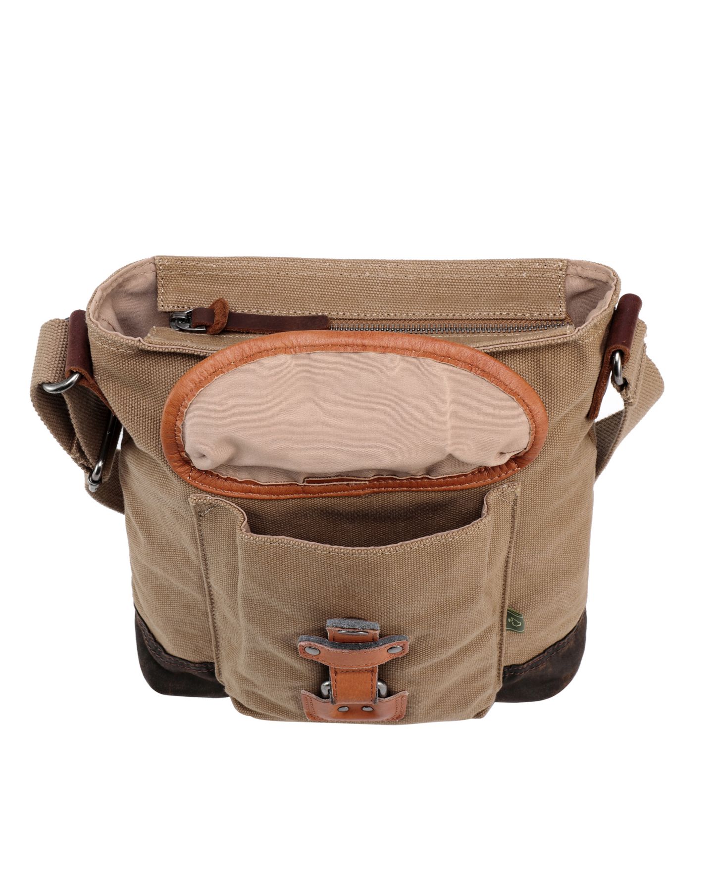 Женская сумка TSD BRAND Tapa Canvas Crossbody, цвет: Коричневый — фото 6