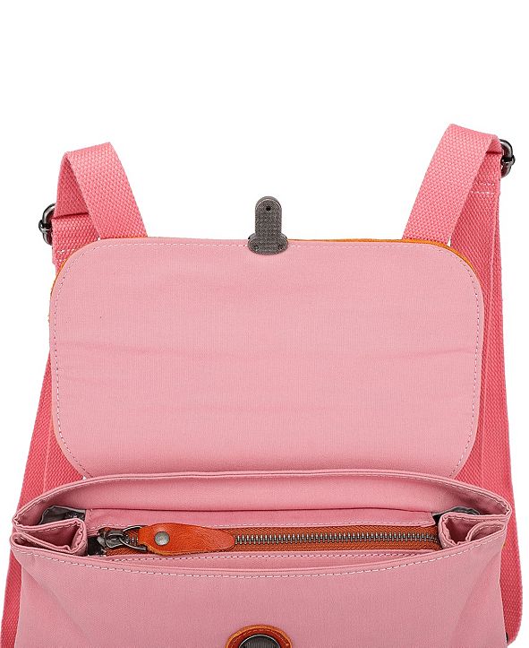 TSD BRAND Valley Trail Coated Canvas Backpack & Reviews Handbags