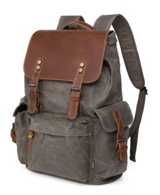 women's waxed canvas backpack