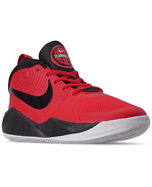 Nike Big Boys Team Hustle D 9 Basketball Sneakers from