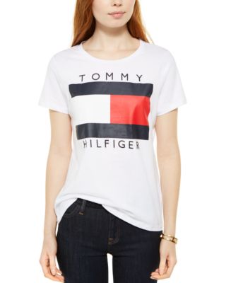 Tommy Hilfiger Cotton Logo T-Shirt - Macy's