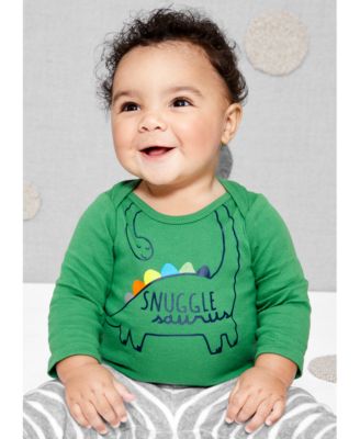 Carter's Baby Boys Dinosaur Snuggle Collectible Bodysuit - Macy's