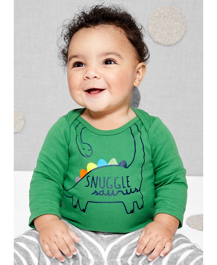 Carter's Baby Boys Dinosaur Snuggle Collectible Bodysuit Macy's