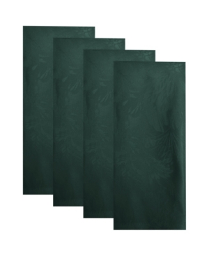 Elrene Poinsettia Elegance Jacquard Holiday Napkins Set of 4