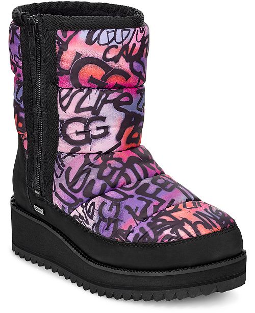 Ugg Women S Ridge Graffiti Pop Waterproof Winter Boots Reviews
