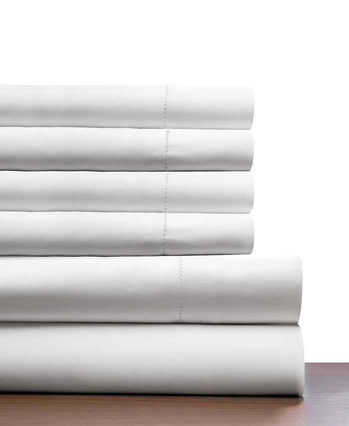 Pointehaven 410 Thread Count 6 Piece Sheet Set, King Macy's