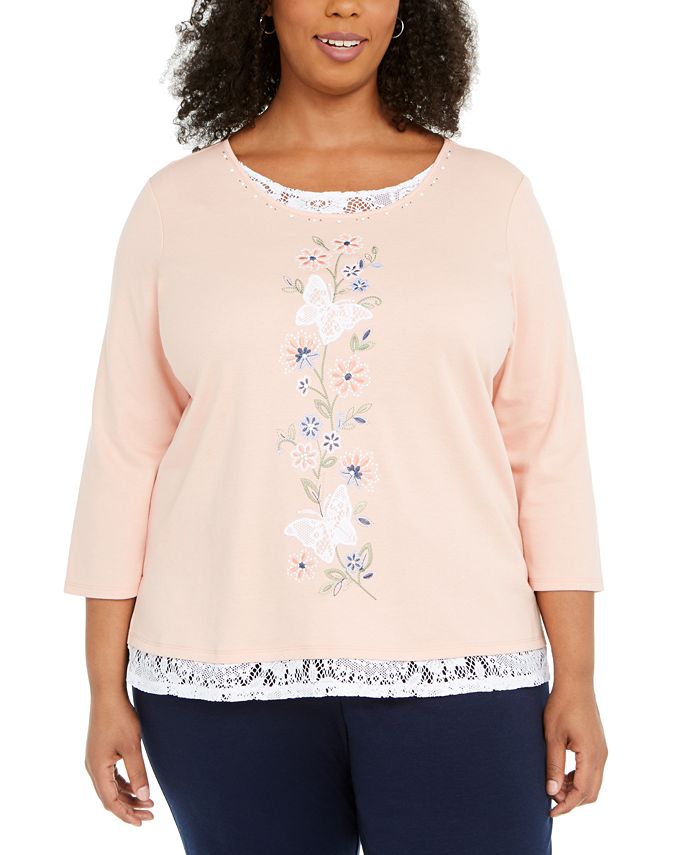 Macys alfred dunner clearance plus size tops