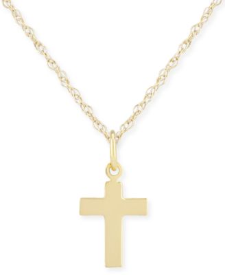 macys gold cross