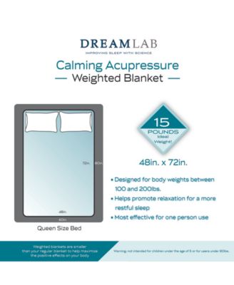 15lb Weighted Blanket with Removable Washable Cover