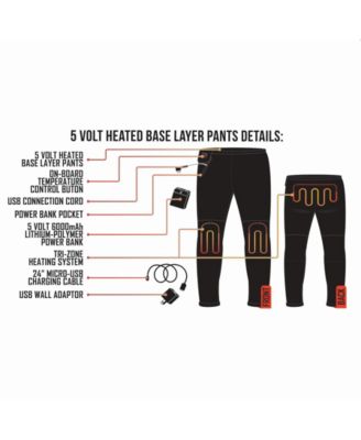 Women's 5V Battery Heated Base Layer Pants