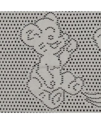 Southampton Home Lace Weave Teddy Bear Baby Blanket