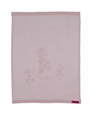 Southampton Home Lace Weave Teddy Bear Baby Blanket