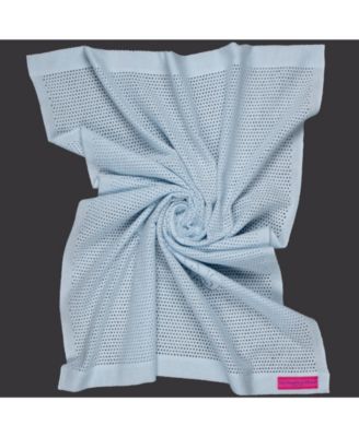 Southampton Home Lace Weave Teddy Bear Baby Blanket