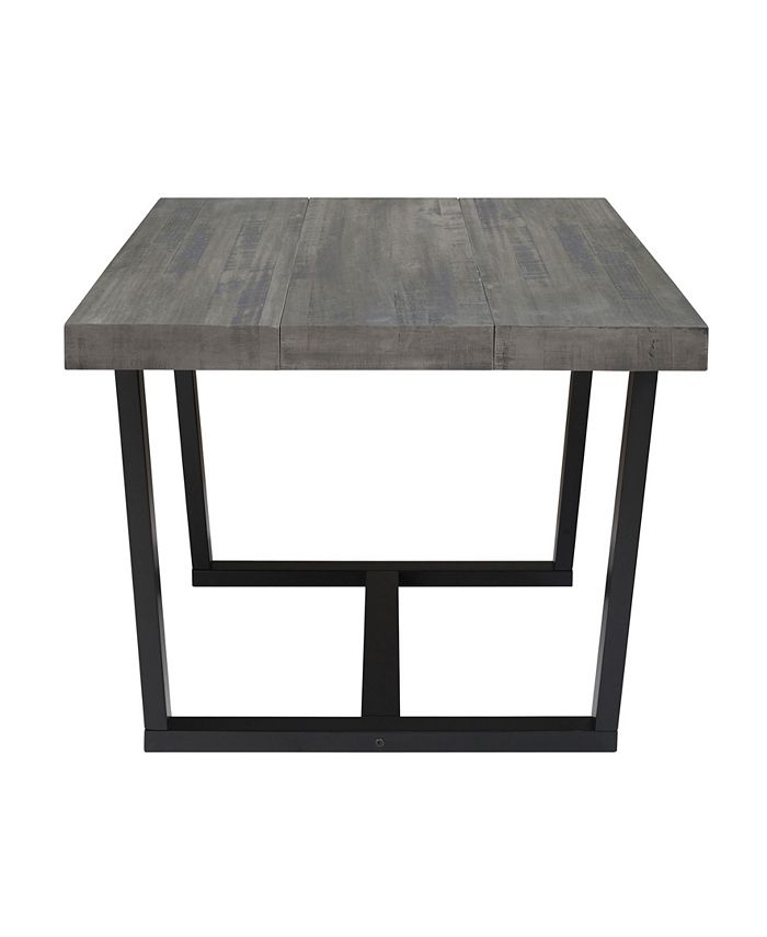 Walker Edison Distressed Solid Wood Dining Table Macy's