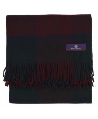 Highland Tartan Tweed Merino Wool Throw, 55" x 72"