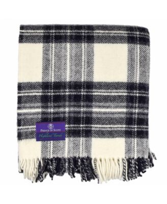 Tartan Tweed Fluffy Throw, 72" x 59"