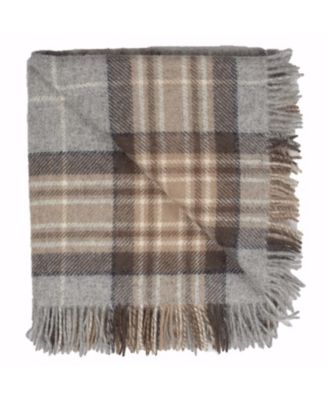 Tartan Tweed Fluffy Throw, 72" x 59"