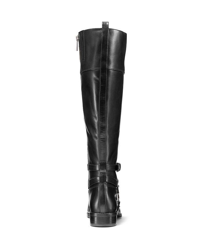 Michael Kors Preston Wide Calf Tall Riding Boots - Macy's