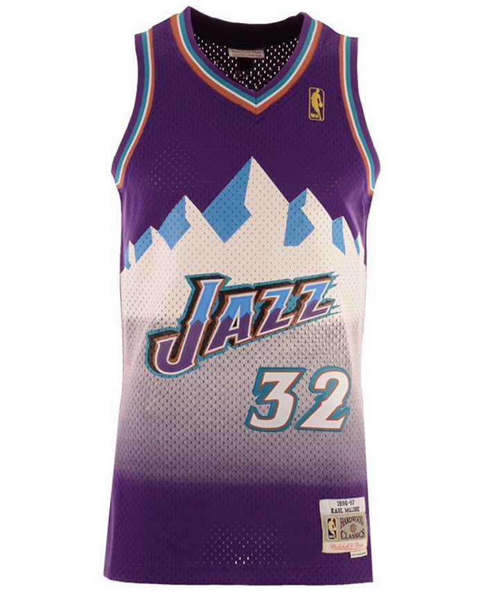 Mitchell & Ness Men's NBA Swingman Home Jersey Jazz 96-97 Karl Malone