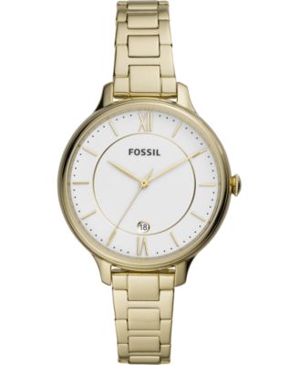 Fossil - Women's Winnie Gold-Tone Stainless Steel Bracelet Watch 38mm