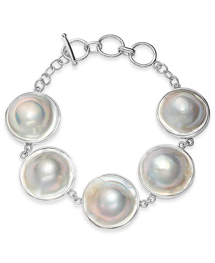 Macys pearl online bracelet
