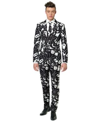 Suitmeister Men's Halloween Black Icons Halloween Suit - Macy's