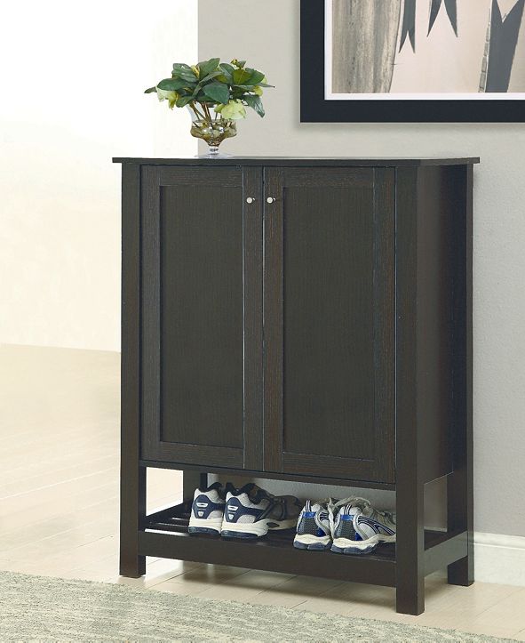 Coaster Home Furnishings Topeka 2-Door Shoe Cabinet ...