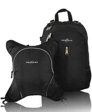 Obersee Rio Diaper Backpack In Black
