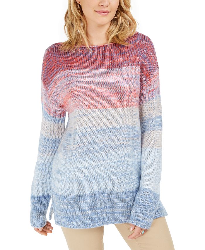 Style & Co Ombré Marled Sweater, Created for Macy's - Macy's