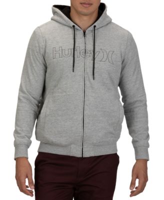 hurley sherpa lined hoodie