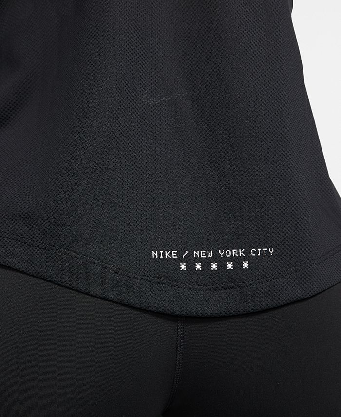 nike miler race crop tank